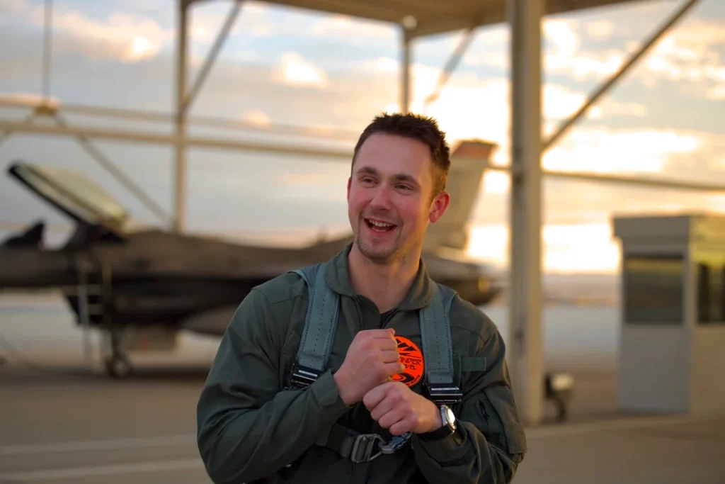 First British civilian to fly supersonic in an F-16 at Edwards reveals what it actually feels like to hit Mach 1.58