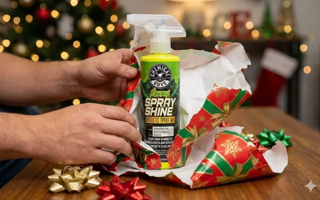 One man has been left astounded after using the Lucent Spray Shine on his Chevy Silverado, as the $20 product leaves a mirror effect after a wash