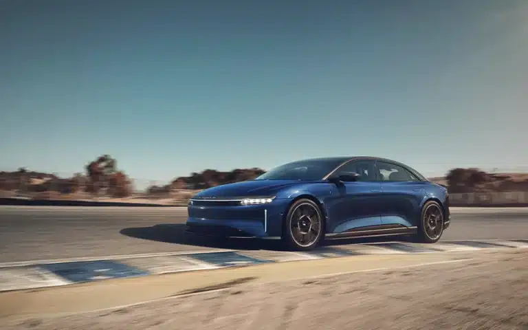 The Lucid Air Sapphire has been crowned as the fastest American sedan ever made, beating the Tesla Model S Plaid with its 1,200hp and 205mph top speed