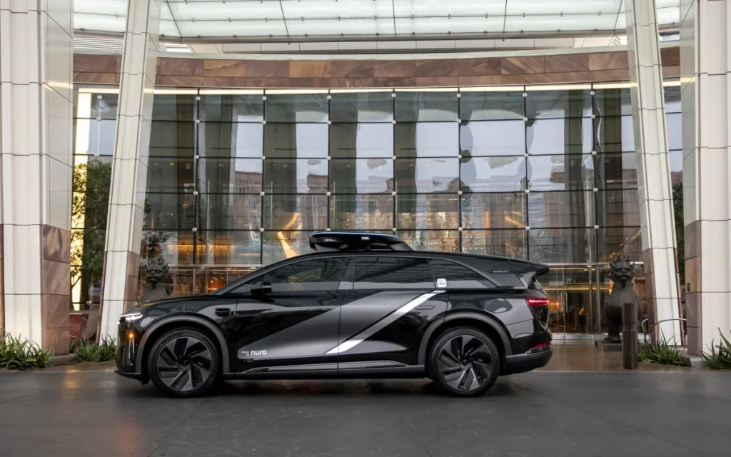 Lucid unveils its new Uber EV SUV Robotaxis in Las Vegas as it promises a 'unique platform'