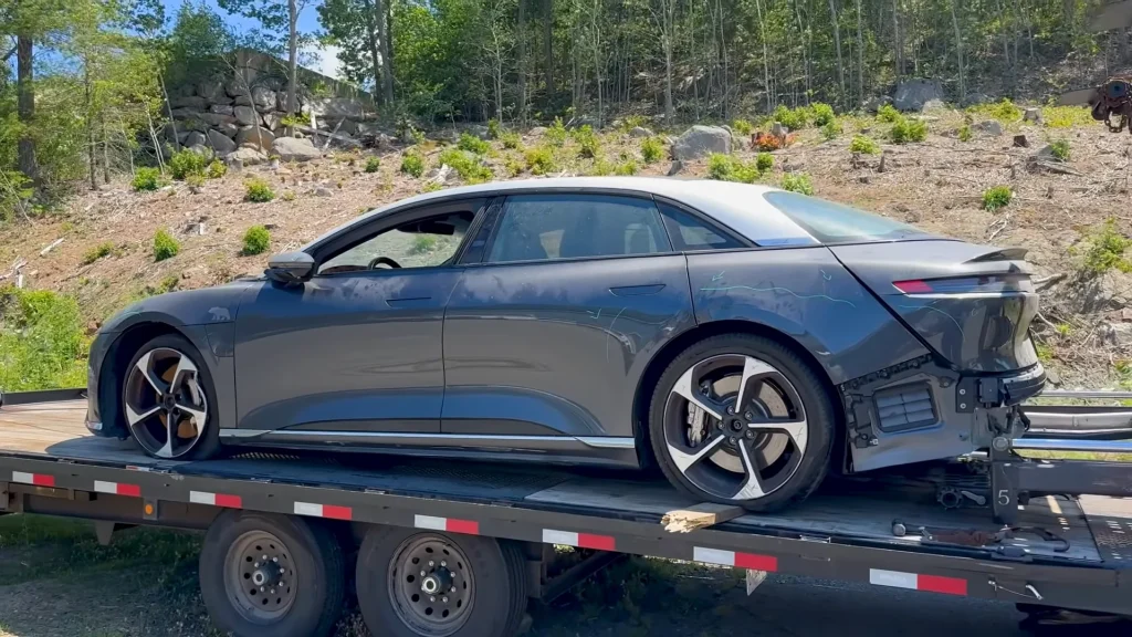 Massachusetts man buys $140,000 Lucid Air EV for just $4,100 after bankruptcy concerns but immediately finds he's got himself into something tricky