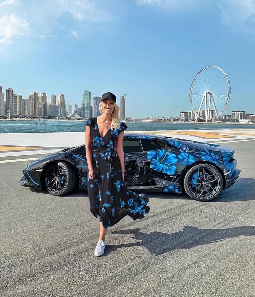 Supercar Blondie unboxes her own 'Lucy' Lamborghini Hot Wheels car with it now up for sale for everyone
