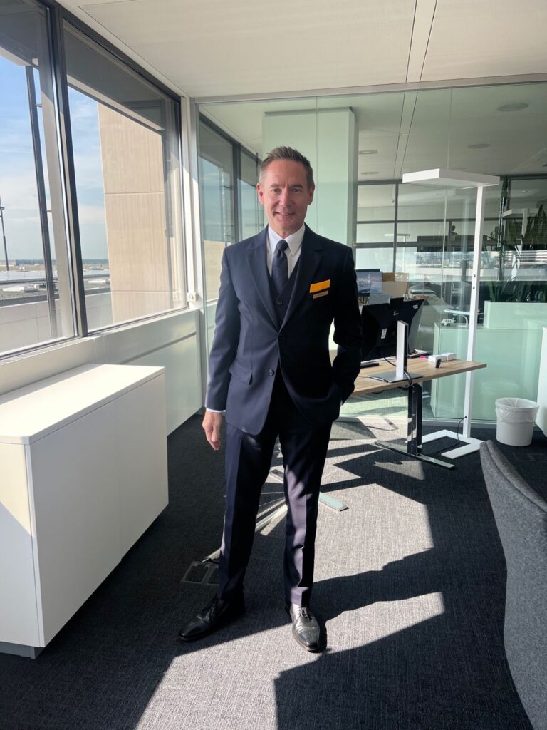 Lufthansa CEO Jens Ritter works as flight attendant