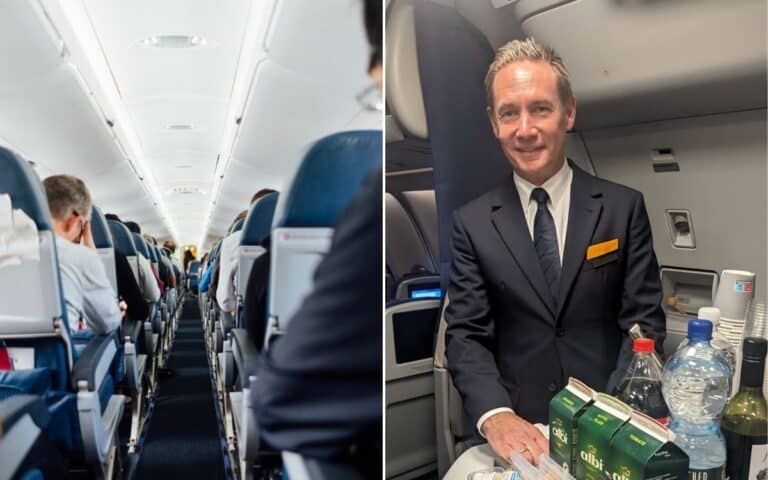 Lufthansa CEO works as flight attendant