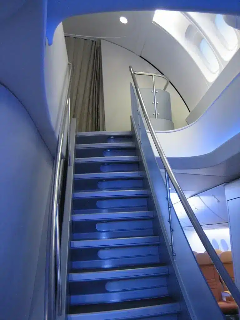 Boeing business jet interior