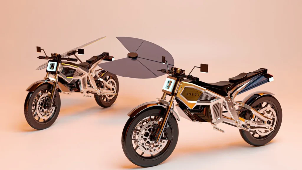 MASK Architects has unveiled the SOLARIS motorcycle - the world's first solar-charged motorcycle