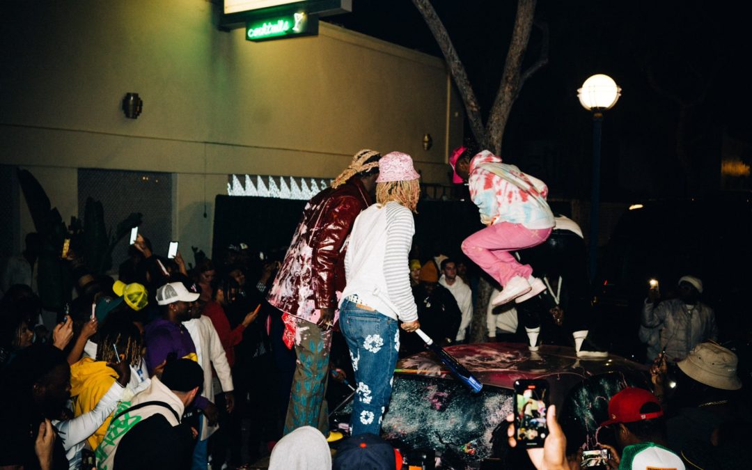 Remember when a rapper trashed a Rolls Royce to promote his album?