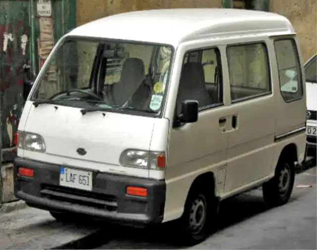 A dinky Subaru Kei minivan, known as the Subaru Sambar, can be imported into the United States from Japan thanks to the 25-year rule