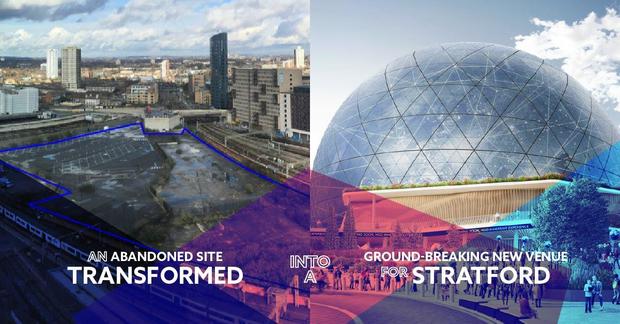 MSG London Sphere site and concept