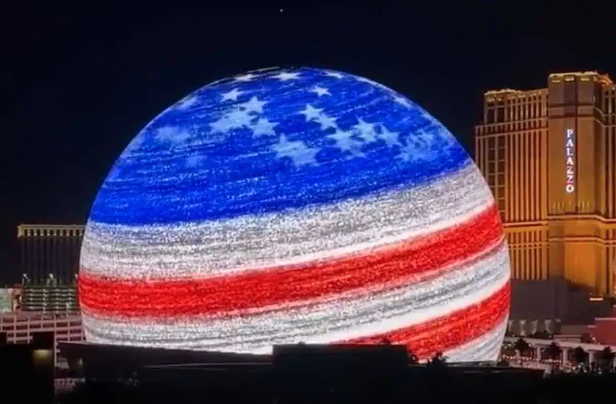 MSG Sphere Las Vegas unveiled for Fourth of July