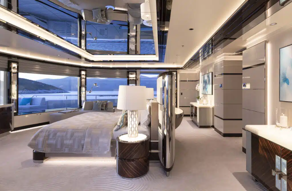 Capri-sun founder’s $90 million yacht is juiced up with a beach club and spa