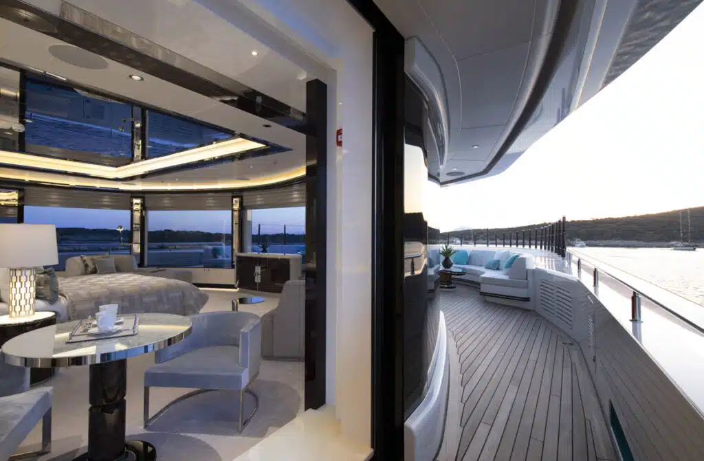 Capri-sun founder’s $90 million yacht is juiced up with a beach club and spa