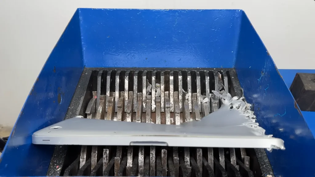 US man put a MacBook into a shredding machine and found the result was 'surprisingly brutal'