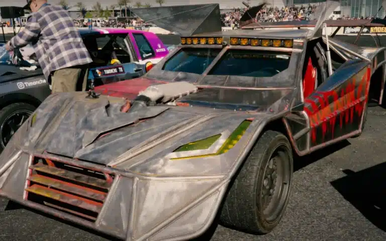 Georgia man turns wrecked Corvette C7 into flame-throwing Mad Max monster out of pure boredom