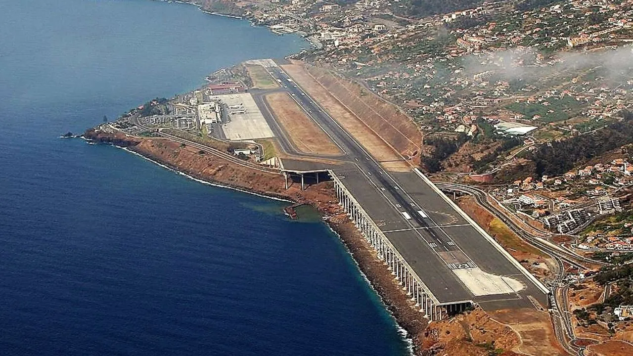 Madeira Airport is famous for its extreme landings but what's hidden underneath the runway is even more surprising