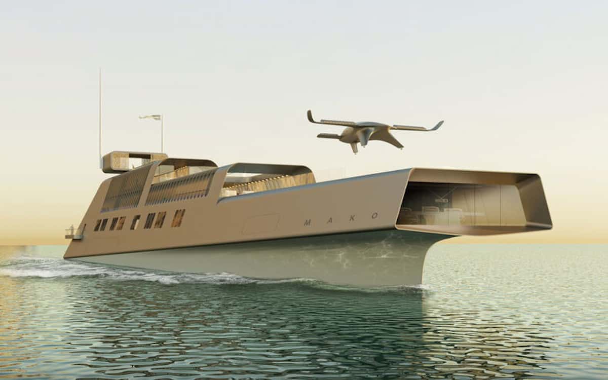 The Mako superyacht concept by State of Craft