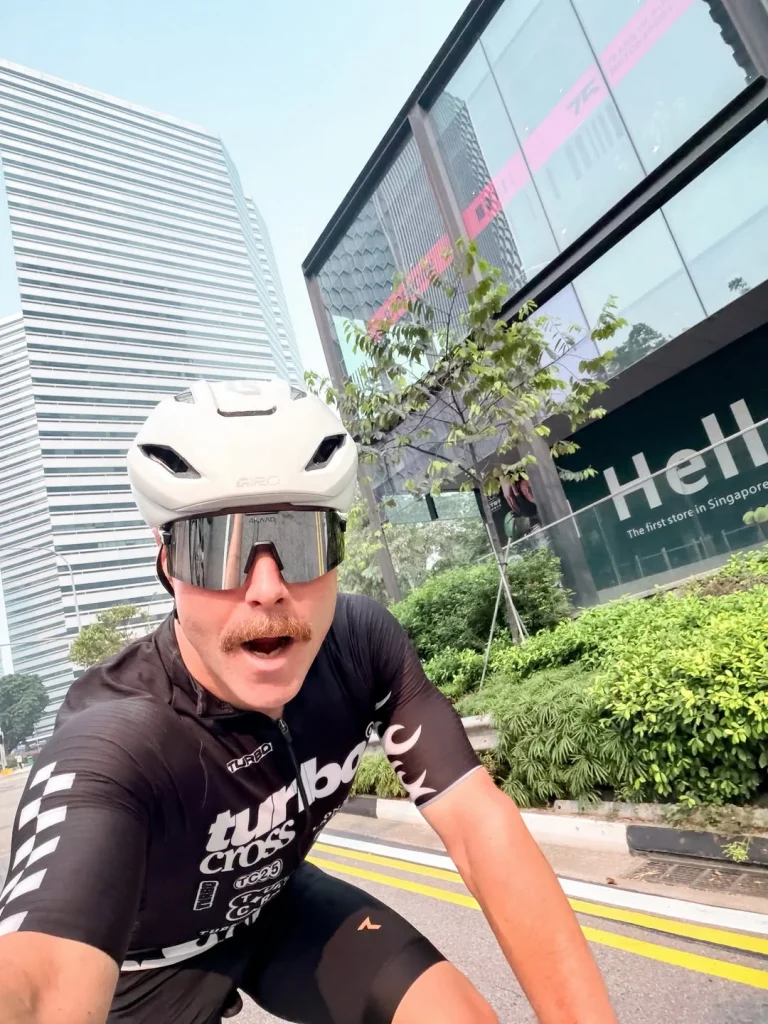 F1 driver Valtteri Bottas cycles 260 miles from Malaysia to Singapore instead of flying between race weekends