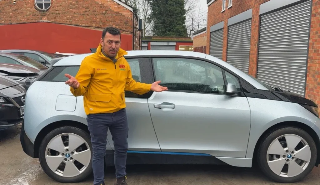 Discover how a technician saved a nearly scrap BMW electric car for $1,345 and performed a battery upgrade to double the driving range of the electric car
