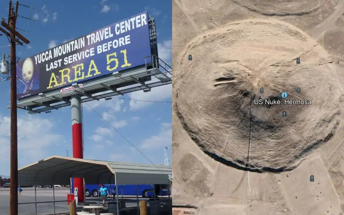 Man claims to have found evidence of a ‘nuke town’ near Area 51 after looking on Google Earth