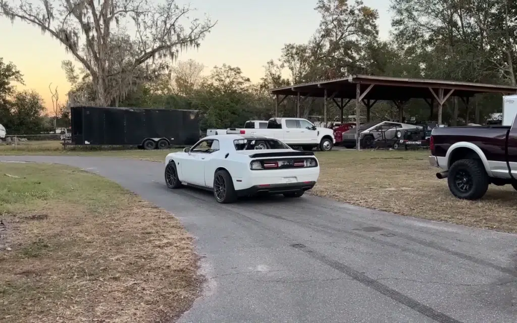 Man creates the Cybercat a Dodge Hellcat body on a Tesla Model S Plaid