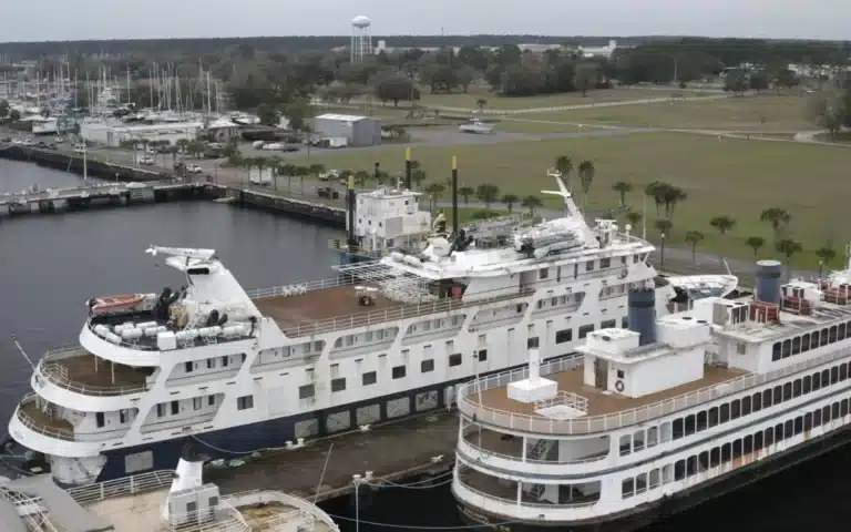 Abandoned casino cruise ship