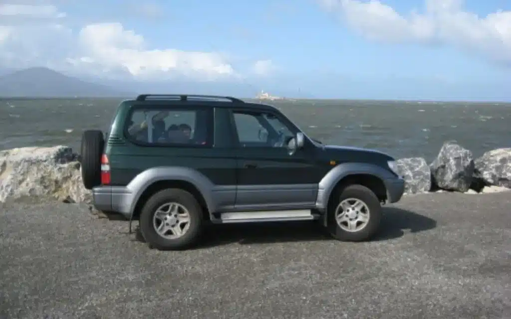 Liam Young and his Toyota Land Cruiser
