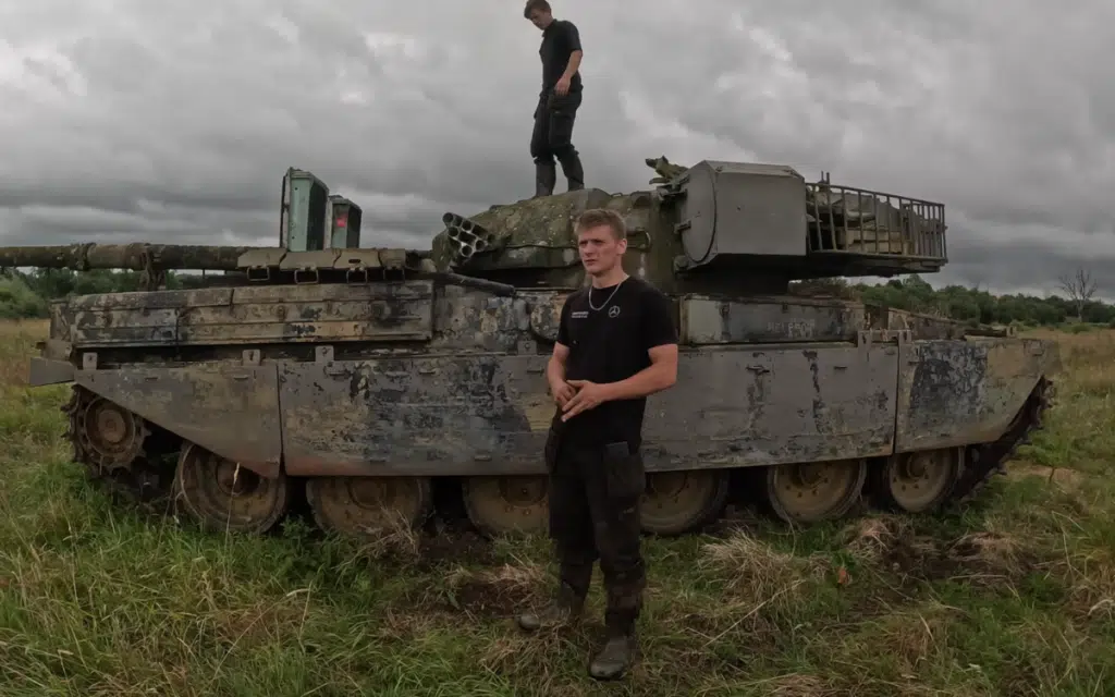 Man found an abandoned tank and worked on it to see if itd finally run