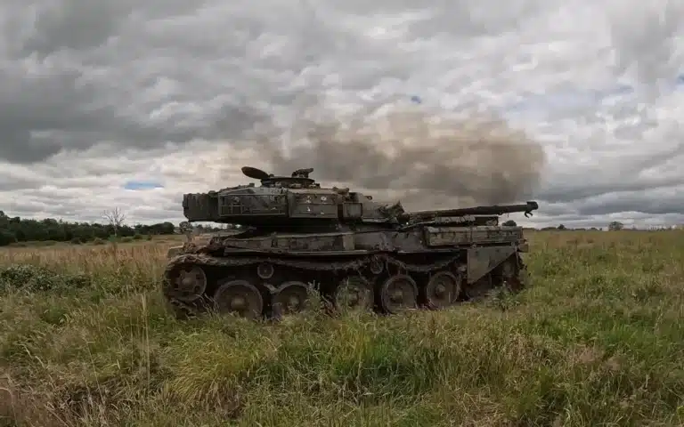 Man found an abandoned tank and worked on it to see if itd finally run