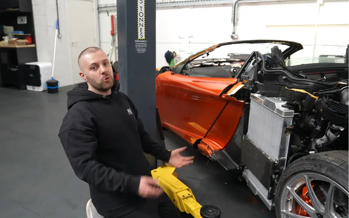 Man rebuilding a crashed $532,000 McLaren learns why so many mechanics avoid these cars