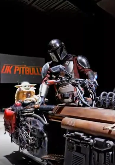 Man brings The Mandalorian and Grogu into reality with an incredible speeder bike build that appears to hover off the ground