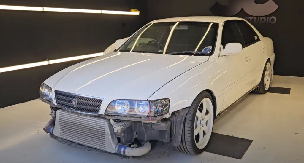 Man's mishap while drifting Toyota Chaser leads to a 'day of disasters' trying to repair
