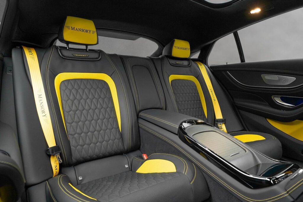 Mansory AMG GT hybrid, interior and rear seats