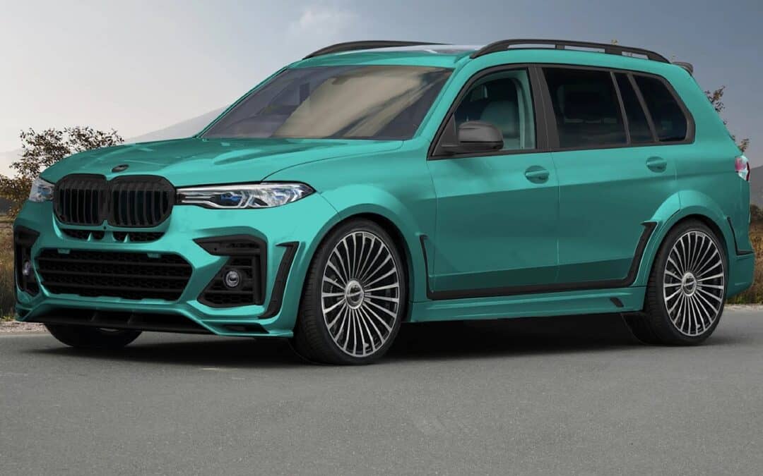‘Mean and green’: Mansory overhauls the 2023 BMW X7 in new teaser images