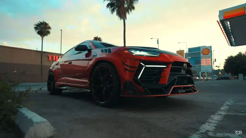 Lamborghini Urus Performante SUV from RDB LA with forged carbon and Mansory widebody kit