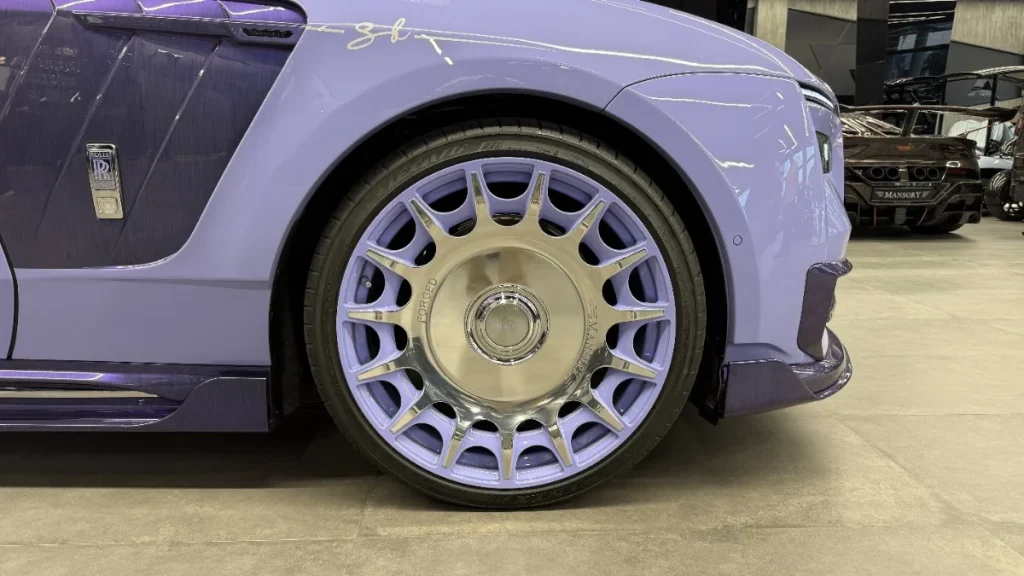 Supercar Blondie just picked up her new Mansory Rolls-Royce Spectre, which is now finished in a shade of purple we haven't really seen anywhere except maybe some beautiful lavender fields in France