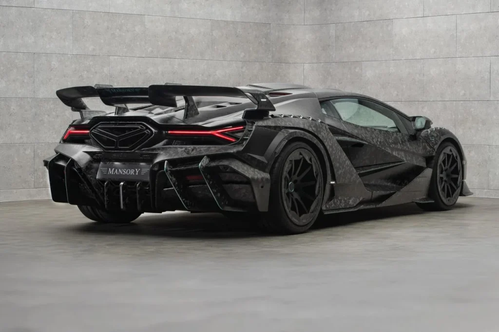 Mansory has done it again, this time with a Lamborghini Revuelto completed covered in carbon fiber