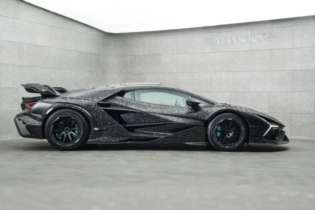 Mansory has done it again, this time with a Lamborghini Revuelto completed covered in carbon fiber