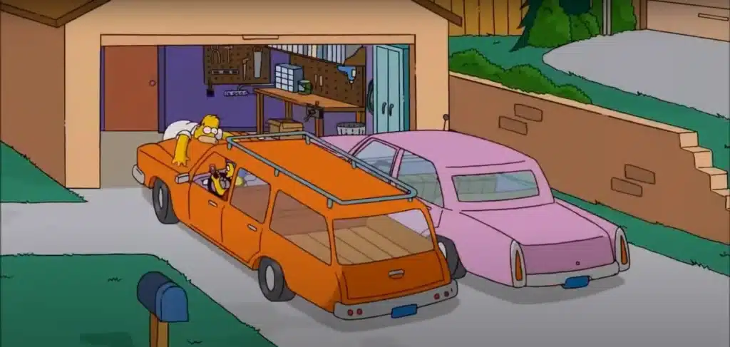 Marge Simpson's trusty car is actually based on an American icon