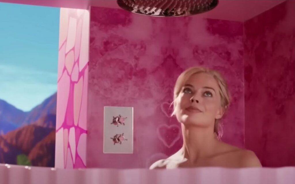 Margot Robbie playing the lead role in Barbie
