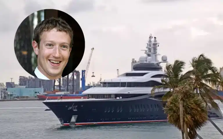 Mark Zuckerberg disappears on his $300 million superyacht