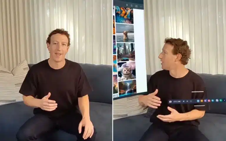Mark Zuckerberg testing apple vision pro lead image