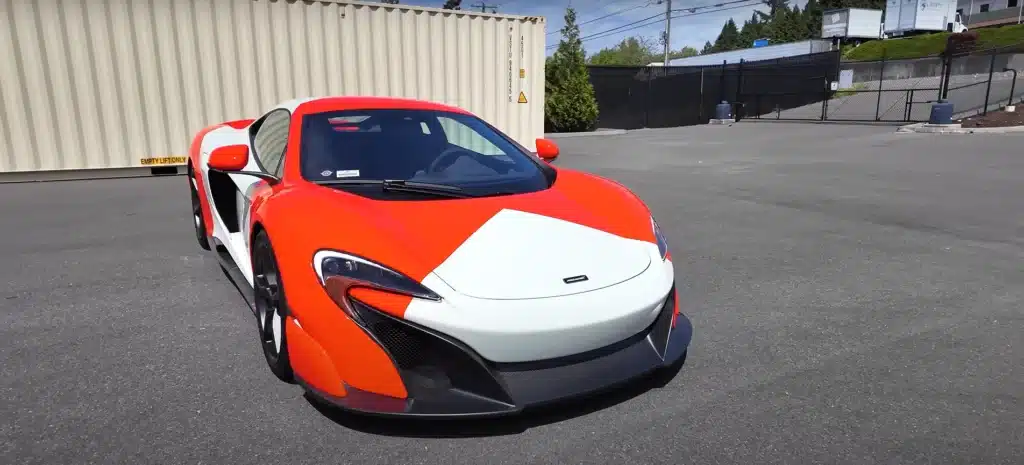It cost owner $56k to paint their McLaren 675LT in a cigarette brand's colors