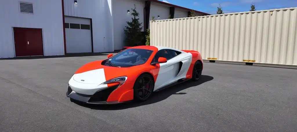 It cost owner $56k to paint their McLaren 675LT in a cigarette brand's colors