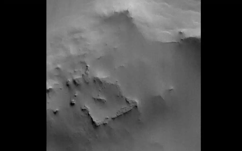 Mars Square Structure captured by NASA