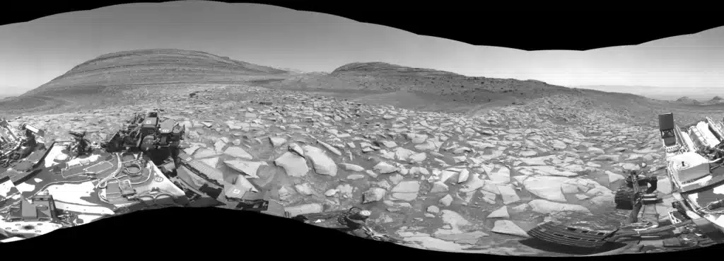 Mars image taken by Curiosity