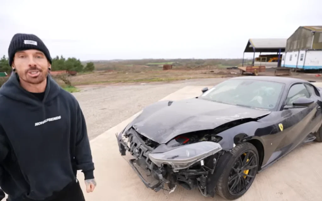 Mat Armstrong bought a damaged Ferrari 812 Superfast to rebuild in just 24 hours - and it didn't exactly go to plan