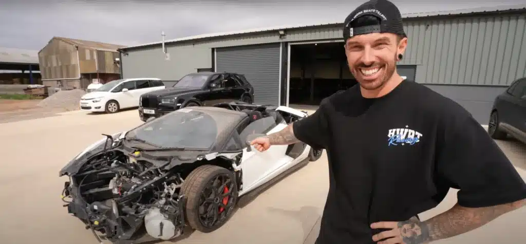Mat Armstrong takes massive gamble on super-rare wrecked Lamborghini SVJ Roadster, only 800 exist worldwide