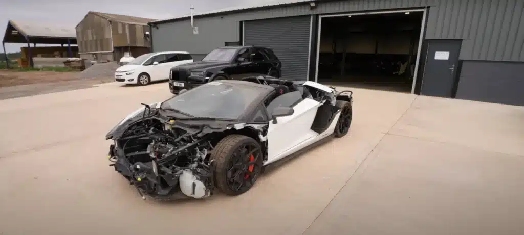 Mat Armstrong takes massive gamble on super-rare wrecked Lamborghini SVJ Roadster, only 800 exist worldwide