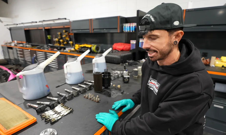 Mat Armstrong challenges himself to beat Bugatti's $27,000 oil service price with a Veyron and can't believe how cheap he gets it