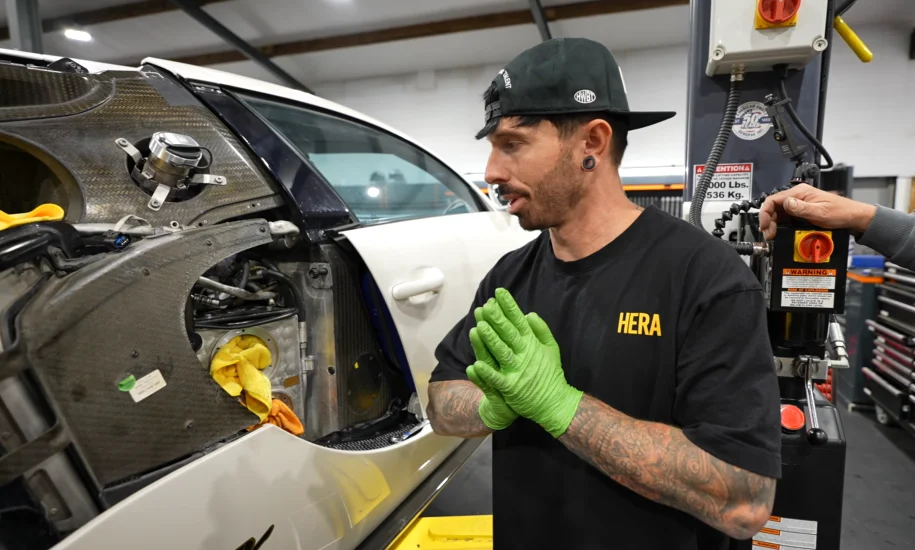 Mat Armstrong challenges himself to beat Bugatti's $27,000 oil service price with a Veyron and can't believe how cheap he gets it